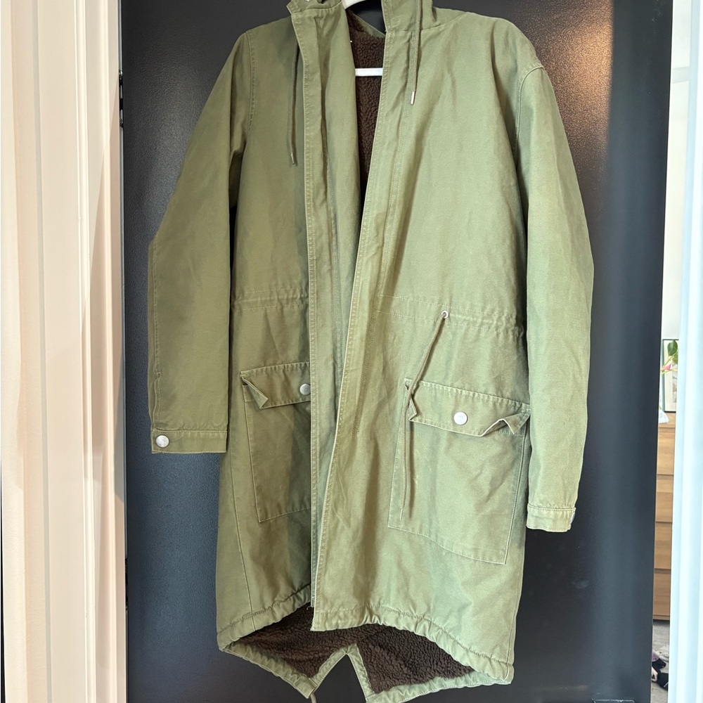 PacSun Khaki Military Field Jacket